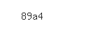 Captcha: 89a4