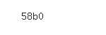 Captcha: 58b0